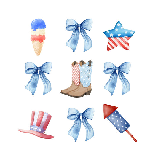 Bows and stripes