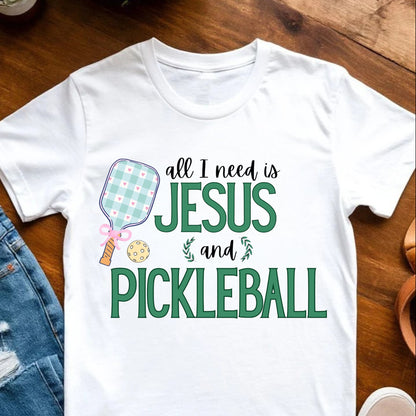 Jesus and pickleball shirt