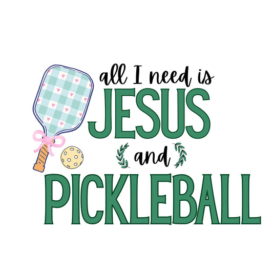 Jesus and pickleball shirt