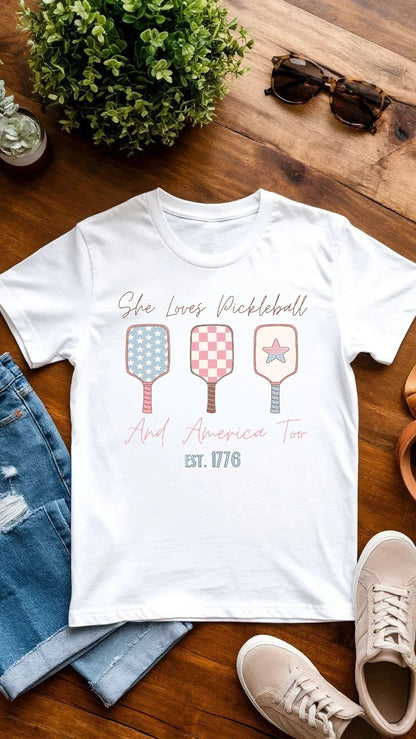 Pickleball 4th of july shirt