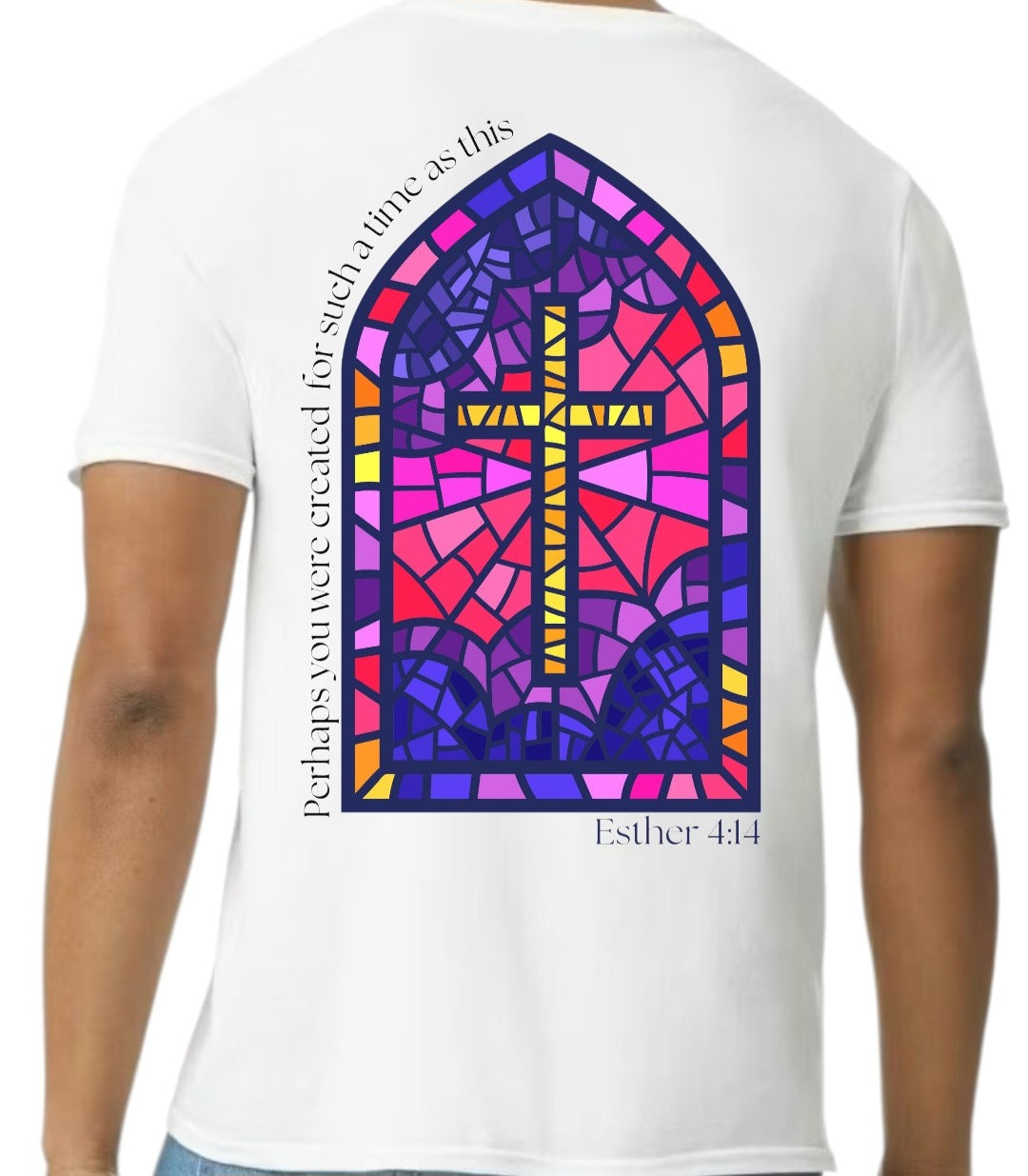 Easter 4:14 stained glass