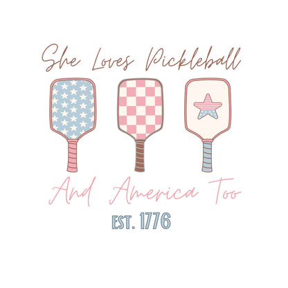 Pickleball 4th of july shirt